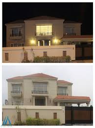 Day And Night Time Clicks Of Recently Constructed House In Sialkot Pakistan By Team Aaa House Styles Architecture Design Construction
