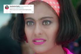 #filmscene ending film kuch kuch hota hai. Netflix S Caption Contest Featuring Kajol From Kuch Kuch Hota Hai Sparks Dark Memes