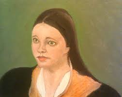 The Sadness Of Queen Katherine Round Beach Towel