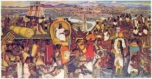 It contained the palace of montezuma ii, said to consist of 300 rooms, as well as hundreds of temples. The Great Tenochtitlan Mural By Diego Rivera Exhibited In The Palacio Download Scientific Diagram