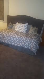 Daybed Using A Twin Size Mattress With A King Size Headboard King Size Headboard Twin Mattress Size Diy Daybed