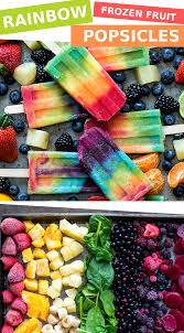 Rainbow Popsicles Summer Popsicle Recipes Healthy Popsicles Popsicle Recipes
