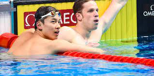 It was a late charge from wang shun of china that took the top seed in 1:56.22. China Wm Sieger Wang Shun Schwimmt Weltjahresbestzeit