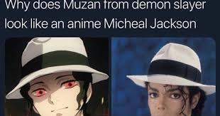 Why Does Muzan From Demon Slayer Look Like An Anime Micheal Jackson Ifunny Slayer Demon Micheal Jackson