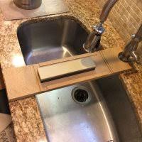 a diy homemade sink bridge. badger