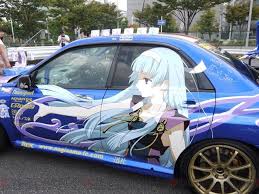 Http Www Animekon Com Uploads 2009 10 Itasha Kannagi Jpg Art Cars Japan Cars Anime