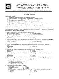 Check spelling or type a new query. Soal Ulangan Harian Kelas 8 Ips Negara Asean
