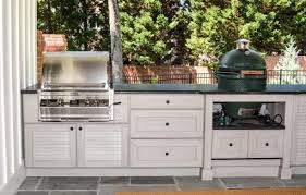 Gathering Spot Louver Shaker Silver Birch Outdoor Cabinet Outdoor Kitchen Plans Outdoor Kitchen