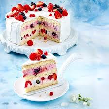 Zitronen Waldbeeren Torte Rezept Lecker Kuchen Und Torten Rezepte Torten Rezepte Obsttorte Rezept