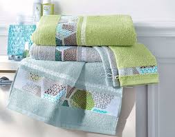 Linge De Toilette Motif Losanges Becquet Linge De Toilette Draps De Bain Parure De Lit