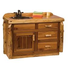 Log Vanity 4 Foot