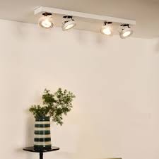 Led Deckenleuchte Nenad Ar111 In Weiss G53 4x10w 1540lm Lucide 09920 40 31 Led Deckenleuchte Led Led Deckenstrahler