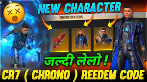 Here are all the working and available garena free fire redeem codes in we have collected the best free fire redeem codes, and the list is at the end of the article. 10 Chrono Characters Redeem Code For You Guys Garena Free Fire Youtube