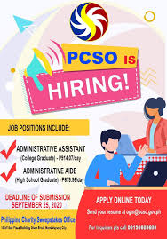 Read this administrative assistant job description sample to better understand the position requirements. Gobyerknows Com Apply Online Now Pcso Is Hiring Administrative Positions