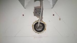 old extractor fan hole leaking water