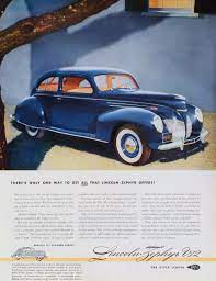 Http Oldcaradvertising Com Lincoln 1939 1939 20lincoln 20 20zephyr 20ad 06 Html Lincoln Zephyr Vintage Cars Lincoln