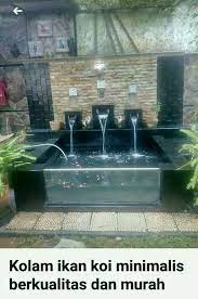 Kolam minimalis di teras rumah ini bisa menjadi alternatif pilihan kalau rumah kamu bergaya modern minimalis. Kolam Ikan Terapi Minimalis Infoakuakultur Com