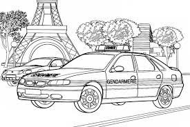Nous allons le colorier avec des crayons de cire. Coloriage Voiture De Police 30 Images Pour Une Impression Gratuite