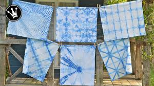 Diy Shibori Farbetechnik Batiken Stoff Farben Geschirrtucher Batik Stoff Farben Shibori Batik Technik