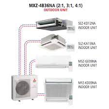 In ductless air conditioning technology. Mitsubishi Multi Split Mxz 4b36na Ductless Air Conditioning