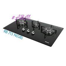 Rinnai ri 712 ga b kompor gas dengan tempered glass  2 tungku : Kompor Tanam Rinnai Rb 713 Ngb Kompor Gas Rinnai Rb713ngb Shopee Indonesia