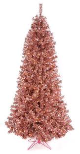 7 5 Foot Rose Gold Tinsel Slim Tree Autograph Foliages Rose Gold Christmas Tree Rose Gold Holiday Tinsel Christmas Tree