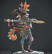 Artstation Lily Slash Jaco Herbst Zbrush Character Concept Art Characters Character Modeling