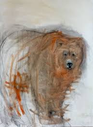 Orange Crush I 2020 A Lovely Abstract Of A Bear Art Fineart Gallery Painting Drawing Animal Bear Abstract Reali Representational Art Indie Art Art