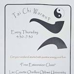 Tai Chi Warmup – Free LCOOU Extension Class