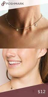 Nwot Brandy Melville Gold Star Charm Choker Charm Choker Star Charms Womens Jewelry Necklace