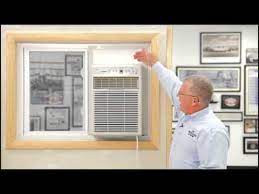 To operate efficiently and effectively, a window air conditioner should have a. Air Conditioner Sliding Window Installation Youtube