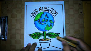 Selain itu biasanya kekerasannya dicantumkan pada salah satu ujung pensilnya. Cara Membuat Poster Go Green Bumi Hijau Youtube