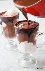 Hot Chocolate Floats Will Get You So Excited For Winter Recipe Float Recipes Desserts Hot Chocolate Recipes