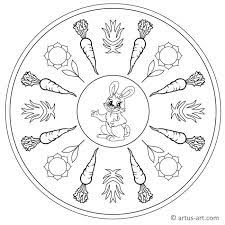 Ausmalbilder malvorlagen ostern osterhase kindergarten ostereier ausmalbilderostern. Hase Mandala Gratis Ausdrucken Ausmalen Artus Art