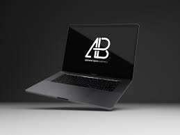 Download Floating Black Macbook Pro Mockup Mockup World