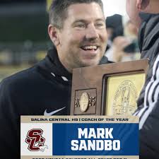 All-State Top 11 Selections Syre Padilla, Gardner Edgerton Ian Premer,  Great Bend Cal Purvis, Kapaun Mt. Carmel Cooper Reves, Salina Central Kaden  Snyder, Salina Central Coach of the year -- Mark Sandbo,