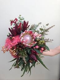 Einheimischer Hochzeitsstrauss Cheap Wedding Flowers Protea Wedding Australian Native Flowers