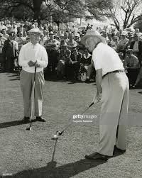 Honorary Starters Freddie Mcleod And Jock Hutchison Tee Off On The... News  Photo