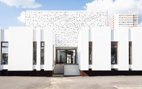 Athens White In Ecole Des Salines Ajaccio Cladding Panels Cladding Building Facade