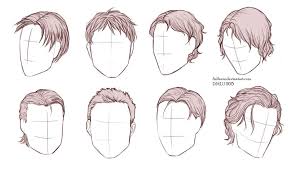 Male Hairstyles By Sellenin Drawing Male Hair How To Draw Hair Hair Sketch