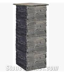 You can have a rest and please slide to verify. Slate Gate Post From Manufacturer Natual Slate Entry Gate Posts Decorative Gate Columns Slate Cladding Cement Post Stonecontact Com