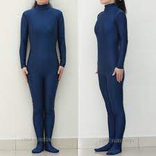 Fancy Dress Party Navy Blue Spandex Zentai Costume Dancewear Unitard Bodysuit No Hood Hands Zentai Aliexpress