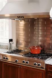 20 Stainless Steel Kitchen Backsplashes Trendy Kitchen Backsplash Stainless Backsplash Stove Backsplash