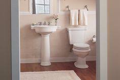 american standard, pedestal sink, bath