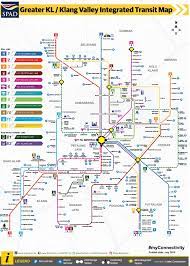 Sistem transit bersepadu lembah klang; Ipoh Malay Sistem Transit Rel Lembah Klang Guna Nombor Laluan Ala Seoul Tetapi