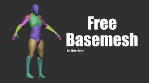 Free Basemesh Blockout Male Male Artworks Zbrush Male