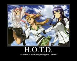 Highschool Of The Dead H O T D It S About A Zombie Apocalypse I Swear Anime School Of The Dead Awesome Anime
