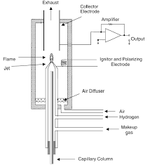 A flame ionization detector (fid) is a scientific instrument that measures analytes in a gas stream. Schematic Representation Of A Flame Ionization Detector From 4 Download Scientific Diagram