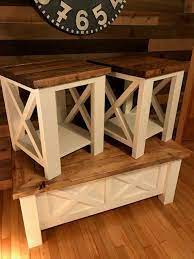Farmhouse Coffee Table Set Free Shipping In 2021 Farmhouse Coffee Table Sets Coffee Table Farmhouse Farmhouse End Tables