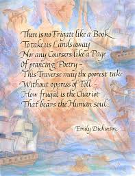 There Is No Frigate Like A Book Ketubot By Naomi Emily Dickinson Emily Dickinson Poems Dickinson Poems